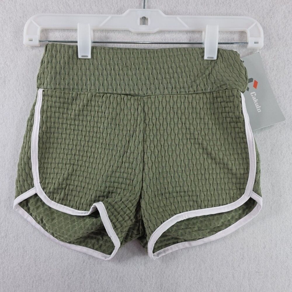 Cakulo Running Booty Shorts Women's Size XXL Athletic Gym Track  Ringer Y2K NWT